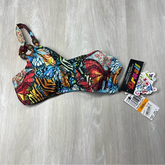Y2K Deadstock NWT Swim Top - Picture 1 of 5